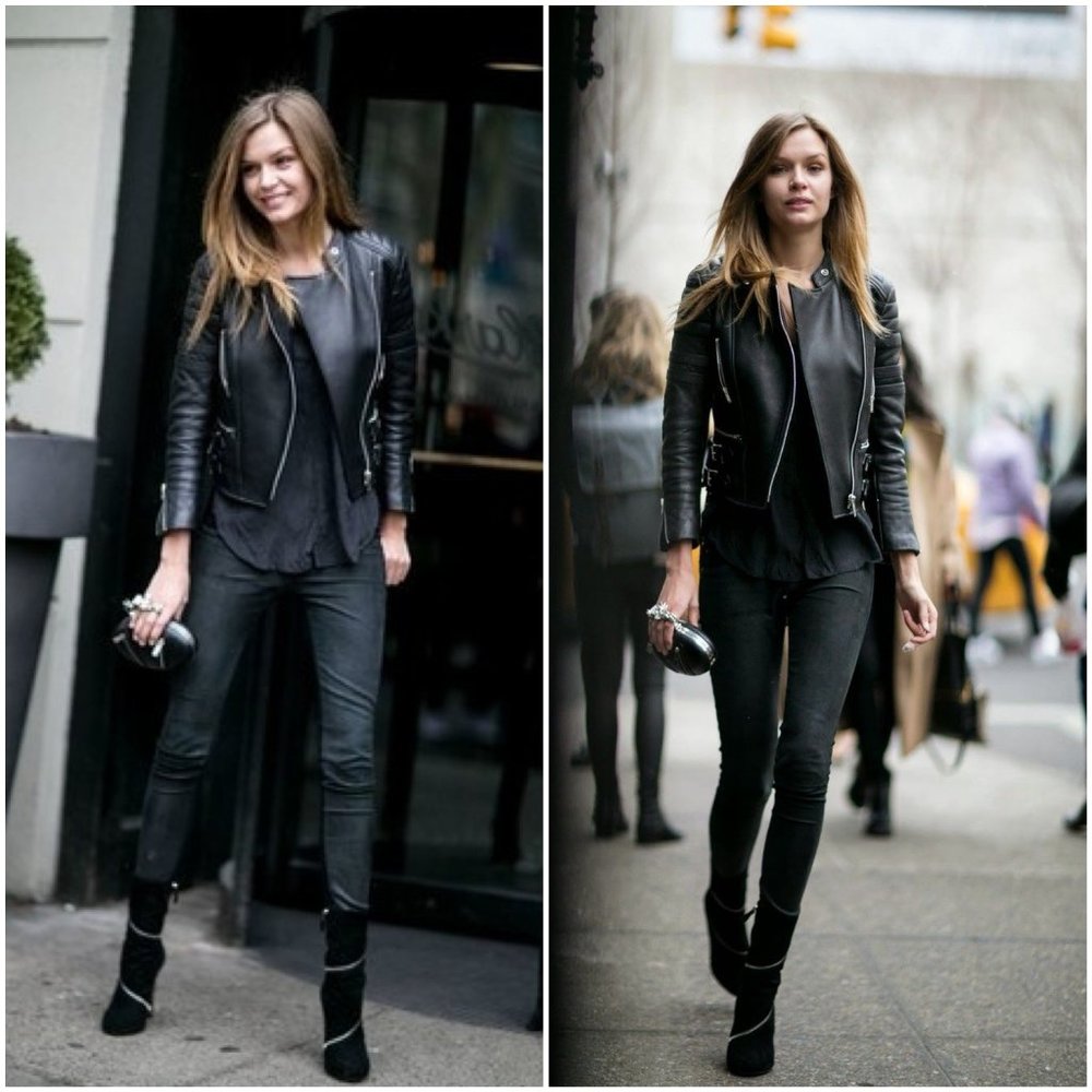 David Lerner Moto Faux Suede Leggings